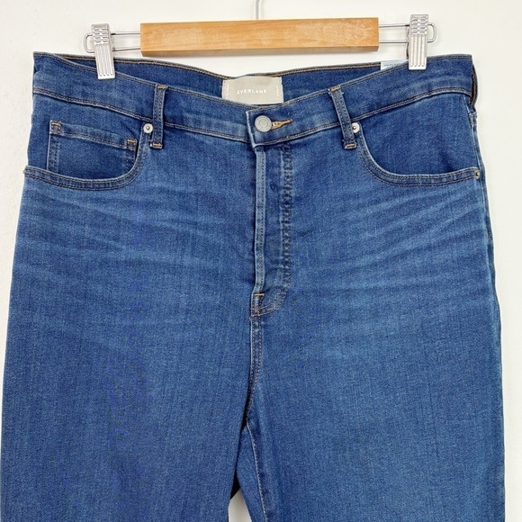 Everlane Cigarette High Rise Straight Denim Jeans Size 32R - Picture 4 of 14
